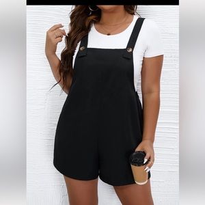 Plus Solid Overall Romper
SKU: sf2212200242014545